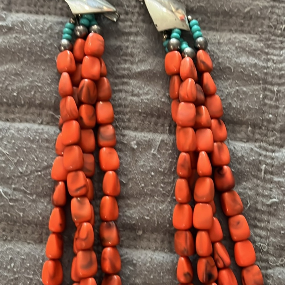Alora Necklace Coral beads